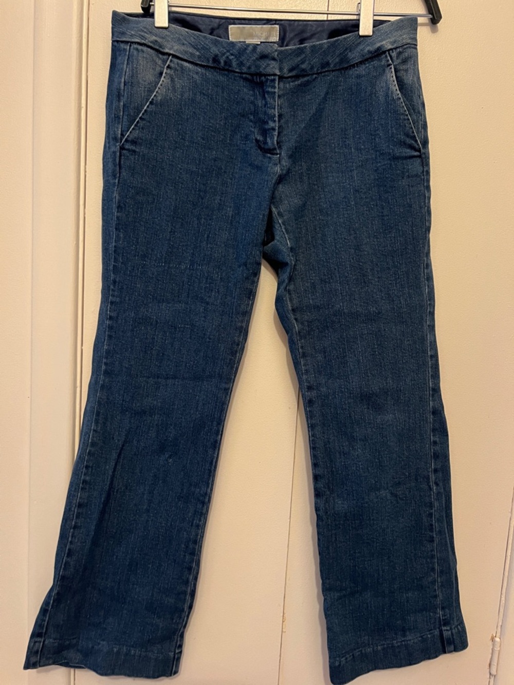 Michael Kors flared Dark Blue Denim Low rise Jeans